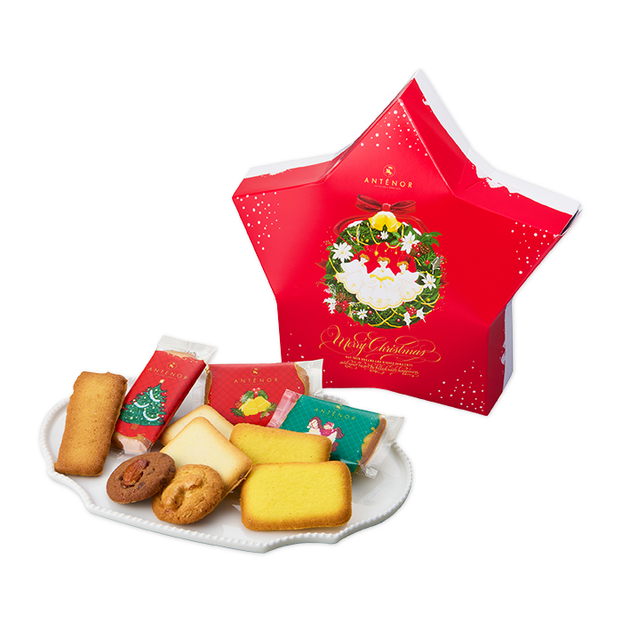 クリスマスギフト6点特盛asa クリスマス】星降るクリスマス（M） 5種22個入 | エーデルワイス